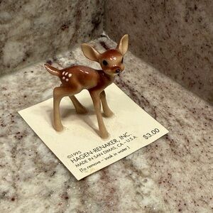 vintage Hagen Renaker Fawn Figurine 1995